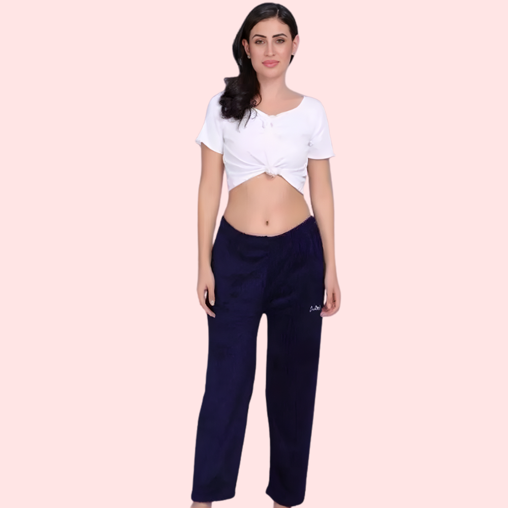 Ladies Woolen Winter Warm Pajama Pack of 2