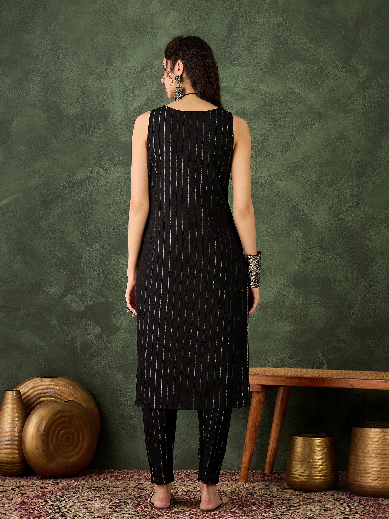 VredeVogel Cotton Silk Blend Kurta Set