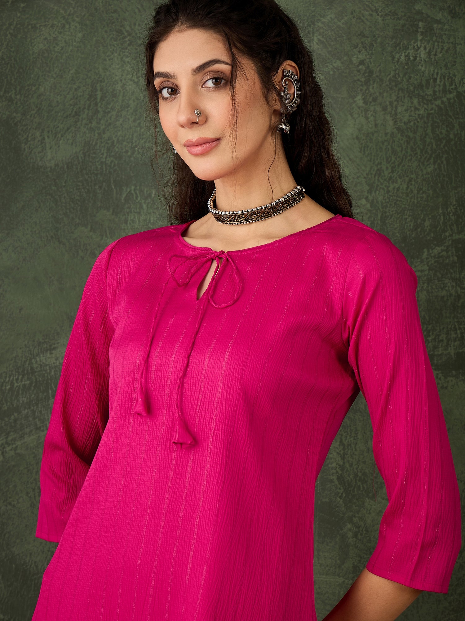 VredeVogel Cotton Silk Blend Kurta Set