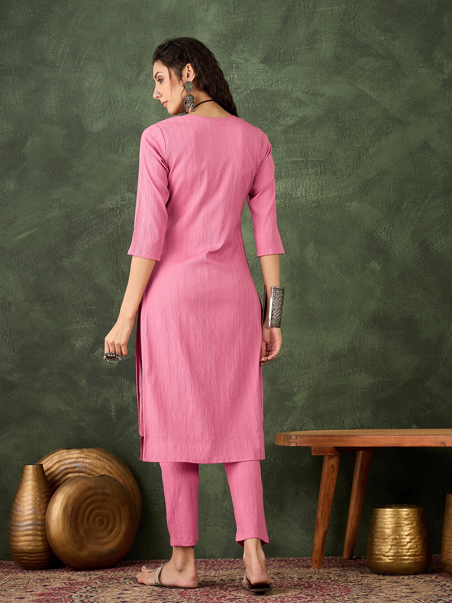 VredeVogel Cotton Silk Blend Kurta Set