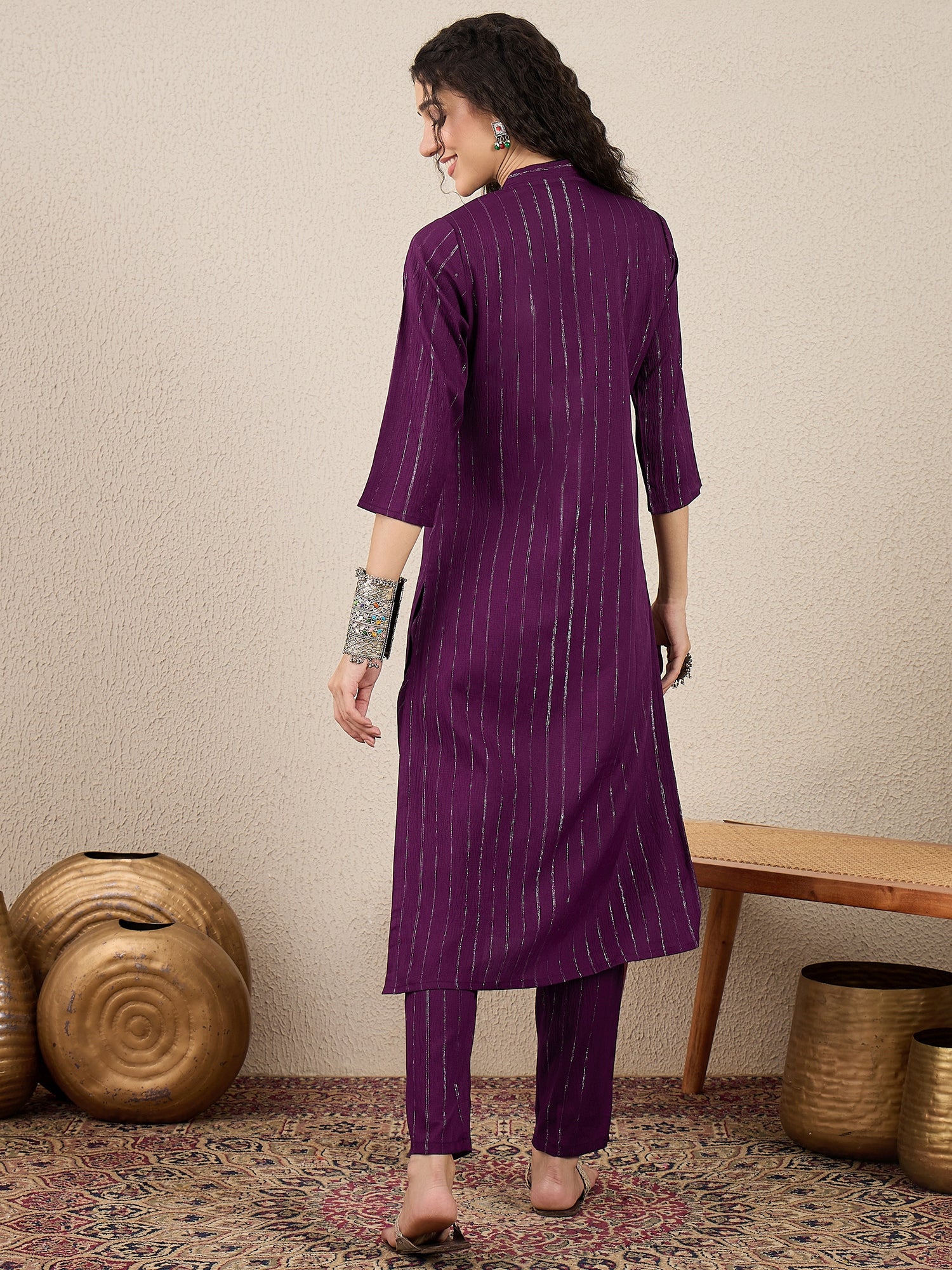 VredeVogel Cotton Silk Blend Kurta Set