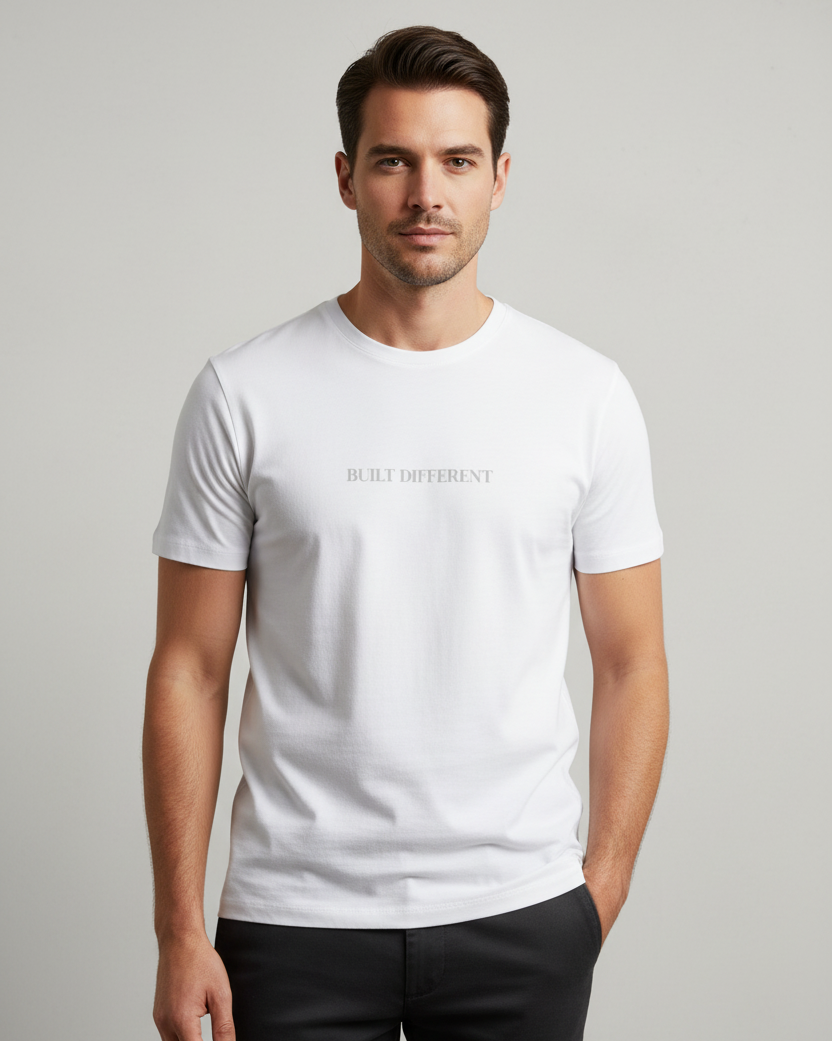 Built Different – Premium Cotton Unisex T-Shirt