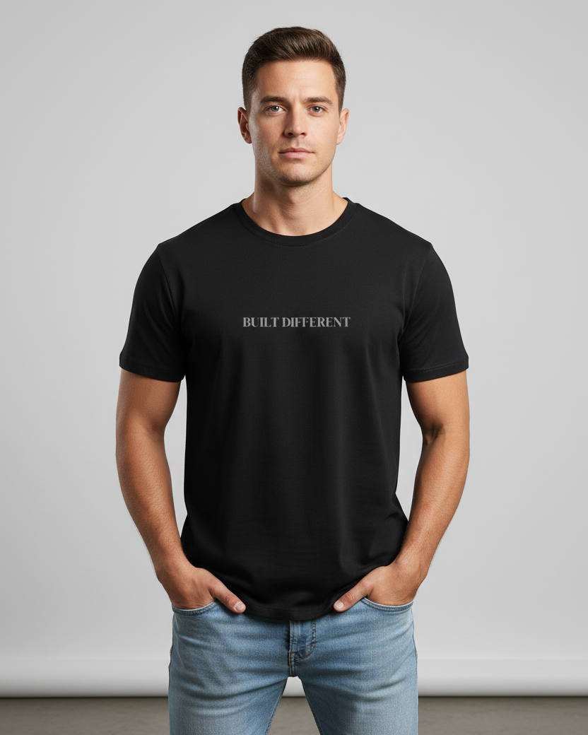 Built Different – Premium Cotton Unisex T-Shirt