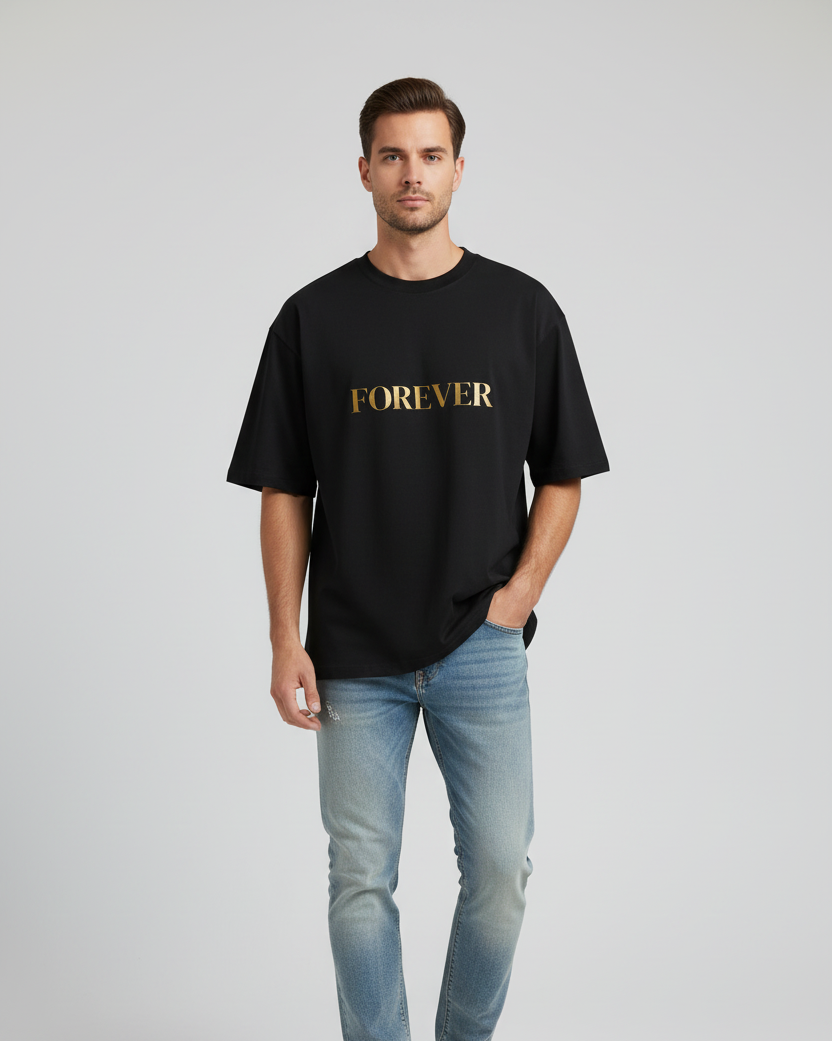 FOREVER Oversized T-Shirt – Premium Heavyweight Cotton