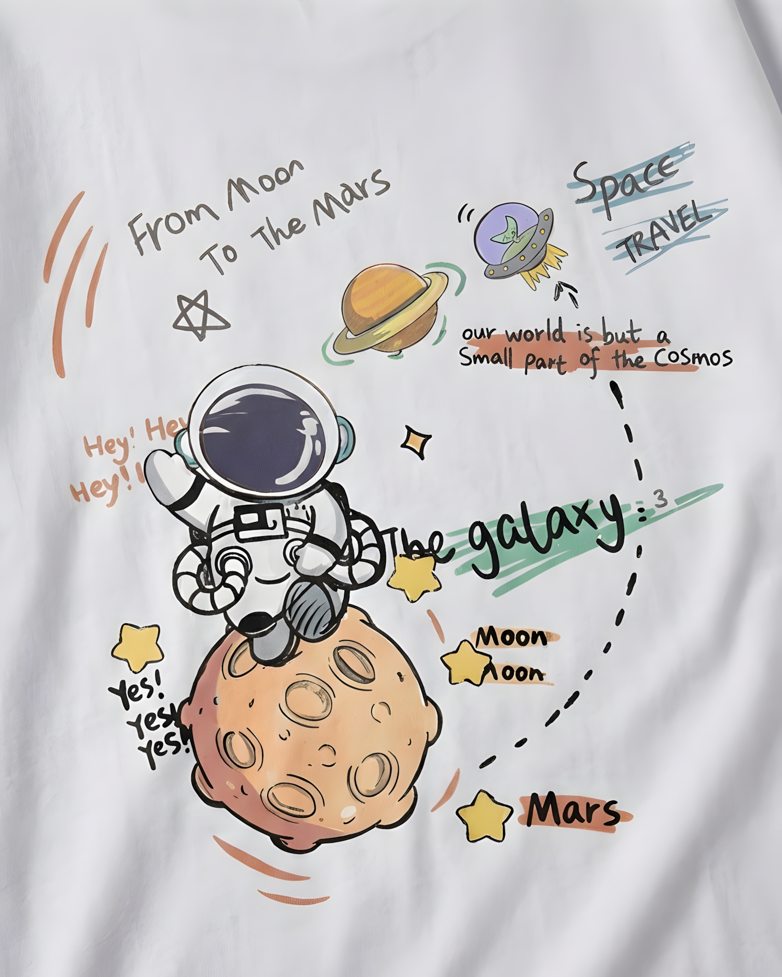 Galaxy Explorer | Heavyweight Oversized Tee