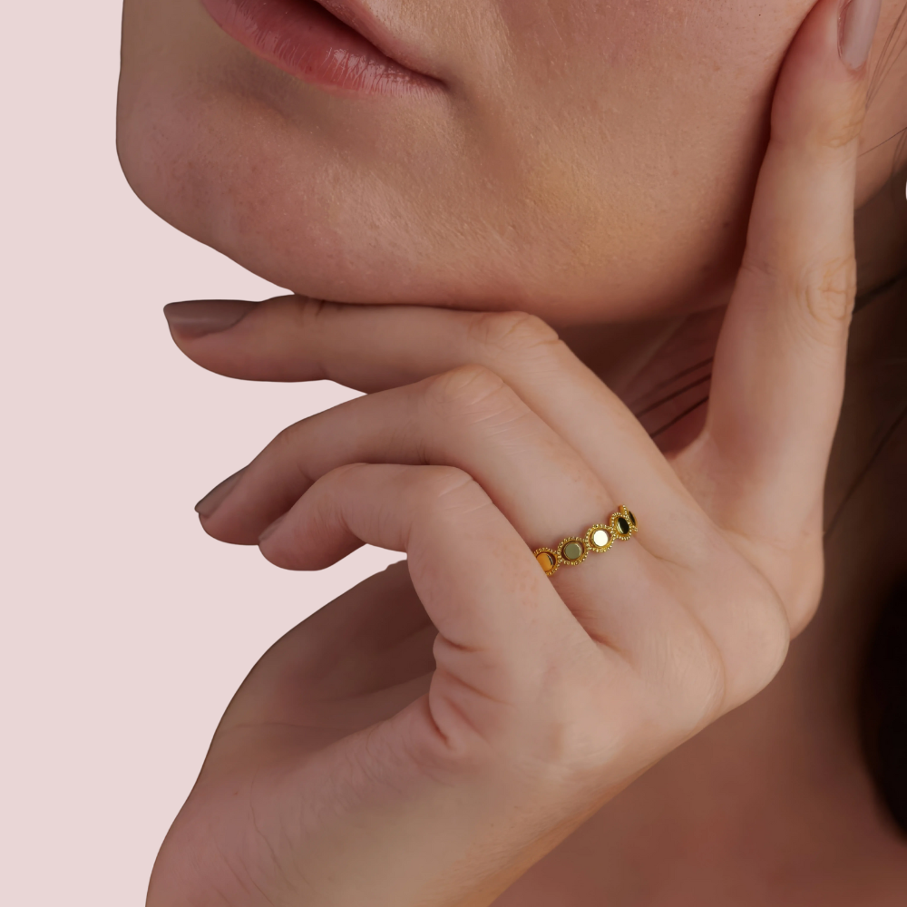 Minimalist Gold-Plated Band Ring